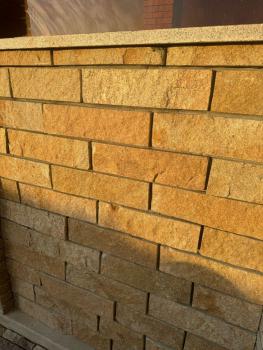 Влагостойкий отделочный материал гранитный сортовой кирпич жёлтый - Спортивный интернет магазин товары для бассейна