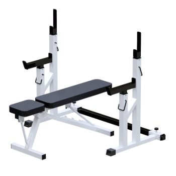 Профессиональный силовой тренажер Скамья жимовая со стойками Sabirgym SG004.1 вaсилджим - Спортивный интернет магазин товары для бассейна