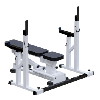 Профессиональный силовой тренажер Скамья регулируемая со стойками Sabirgym SG004 василжим - Спортивный интернет магазин товары для бассейна