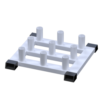 Стойка для грифов Sabirgym SG023 васил - Спортивный интернет магазин товары для бассейна