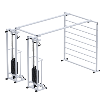 Профессиональный тренажер Биотонус-2+шведская стенка стек 2х75кг Sabirgym SG088.2х2200*75 реабилитация василжим - Спортивный интернет магазин товары для бассейна