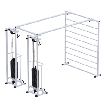Профессиональный тренажер реабилитационный Биотонус-2+шведская стенка стек 2х100кг Sabirgym SG088.2*2200*100 екатеринбургспорт росптиспорт - Спортивный интернет магазин товары для бассейна