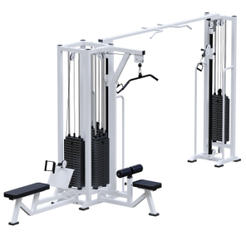 Профессиональный силовой тренажер Блочная станция регулируемая Sabirgym SG092*4*100*2200 стеки 4х100 кг s-dostavka - Спортивный интернет магазин товары для бассейна