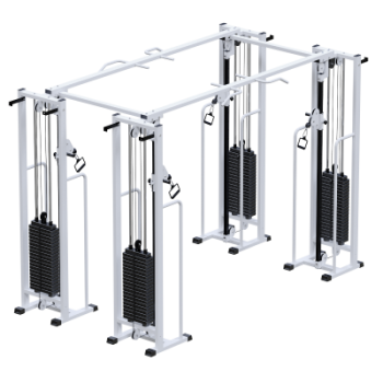 Профессиональный тренажер Двойной кроссовер Потапова на базе блочной рамы стек 4х100кг Sabirgym SG081.4*100*3499*1910*2200 для кинезитерапии arms - Спортивный интернет магазин товары для бассейна