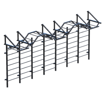 Стенка гимнастическая рукоход Sabirgym SGCROSS200 для функционального тренинга и кроссфита sportsman - Спортивный интернет магазин товары для бассейна