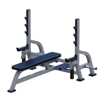 Профессиональный силовой тренажер Скамья для жима горизонтальная Sabirgym SGMSX100 росптиспорт - Спортивный интернет магазин товары для бассейна