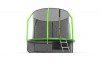 Батут evo swat EVO Jump Cosmo 10ft + Lower net с внутренней сеткой и лестницей + нижняя сеть (зеленый) sportsman - Спортивный интернет магазин товары для бассейна