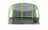 Батут evo swat EVO Jump Cosmo 16ft + Lower net с внутренней сеткой и лестницей + нижняя сеть (зеленый) sportsman  - Спортивный интернет магазин товары для бассейна