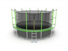 Батут EVO Jump Internal 16ft с внутренней сеткой и лестницей (зеленый)      - Спортивный интернет магазин товары для бассейна