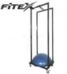Стойка Fitex FTX-6809 для босу, для 10 мячей (серая) - Спортивный интернет магазин товары для бассейна