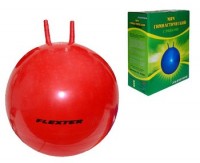 Гимнастический мяч FLEXTER FL97401 - 55см с рожками - Спортивный интернет магазин товары для бассейна