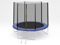 Батут Diamond Fitness External 6 FT (183 см) с защитной сеткой и лестницей  - Спортивный интернет магазин товары для бассейна