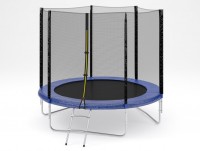 Батут Diamond Fitness External 8 FT ( 244 см) с защитной сеткой и лестницей - Спортивный интернет магазин товары для бассейна