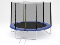 Батут Diamond Fitness External 10 FT (305 см) с защитной сеткой и лестницей - Спортивный интернет магазин товары для бассейна