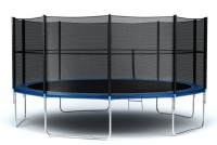 Батут Diamond Fitness External 16 FT (488 см) с защитной сеткой и лестницей - Спортивный интернет магазин товары для бассейна
