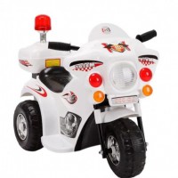 Детский электромотоцикл 998 белый - Спортивный интернет магазин товары для бассейна