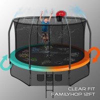 Каркасный батут Clear Fit FamilyHop 12Ft - Спортивный интернет магазин товары для бассейна