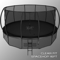 Каркасный батут Clear Fit SpaceHop 16Ft - Спортивный интернет магазин товары для бассейна