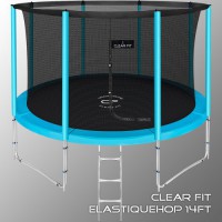 Каркасный батут Clear Fit ElastiqueHop 14Ft - Спортивный интернет магазин товары для бассейна