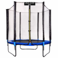 Батут Atlas Sport 183 см с внешней сеткой без лестницы BLUE sportsman - Спортивный интернет магазин товары для бассейна