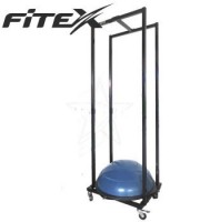 Стойка Fitex FTX-6809 для босу, для 10 мячей (серая) - Спортивный интернет магазин товары для бассейна