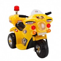 Детский электромотоцикл 998 желтый - Спортивный интернет магазин товары для бассейна